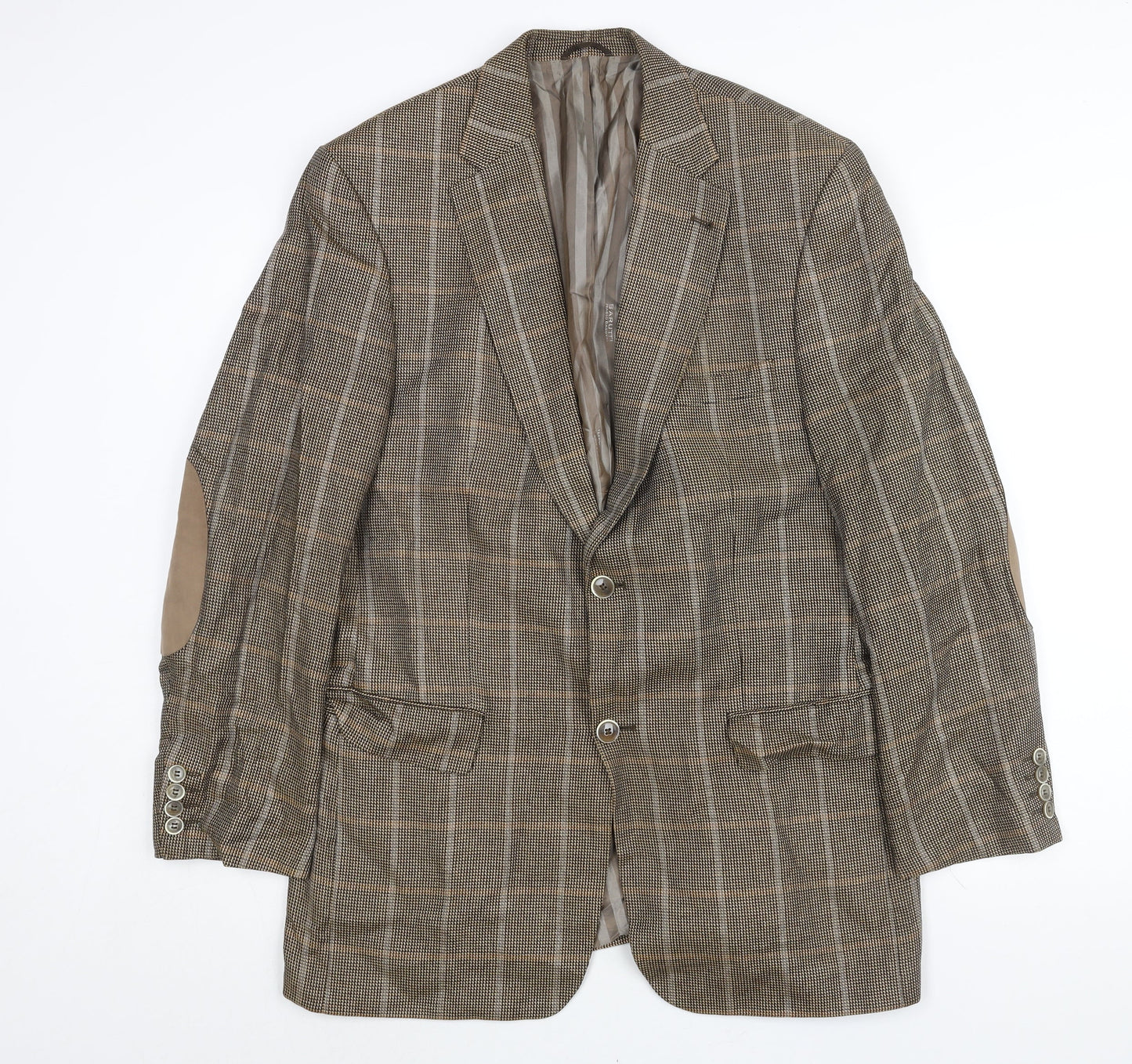 Mens UK Size 44 BARUTTI Regular Brown Suit Jacket