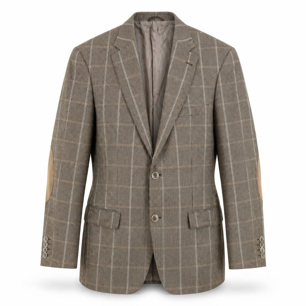 Mens UK Size 44 BARUTTI Regular Brown Suit Jacket