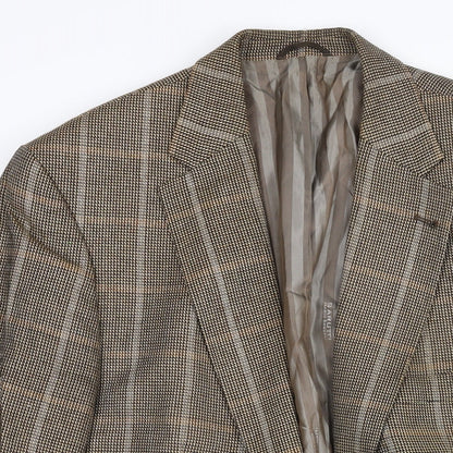Mens UK Size 44 BARUTTI Regular Brown Suit Jacket