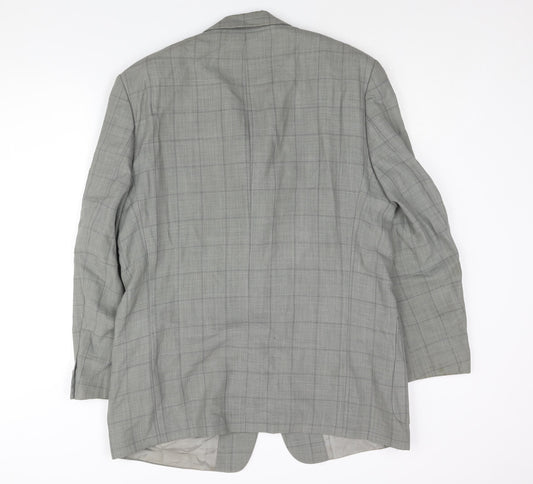 Mens UK Size 44 Boss Regular Grey Suit Jacket