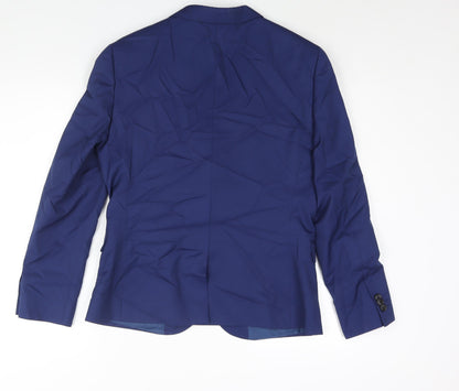 Mens UK Size 38 Marks and Spencer Regular Blue Suit Jacket
