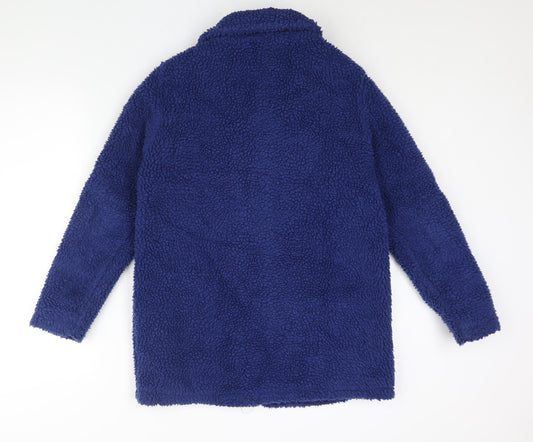 Damart Womens Blue Jacket Size 10 Zip - Size 10-12