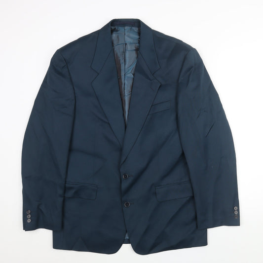Mens UK Size 40 REMUS Regular Blue Suit Jacket
