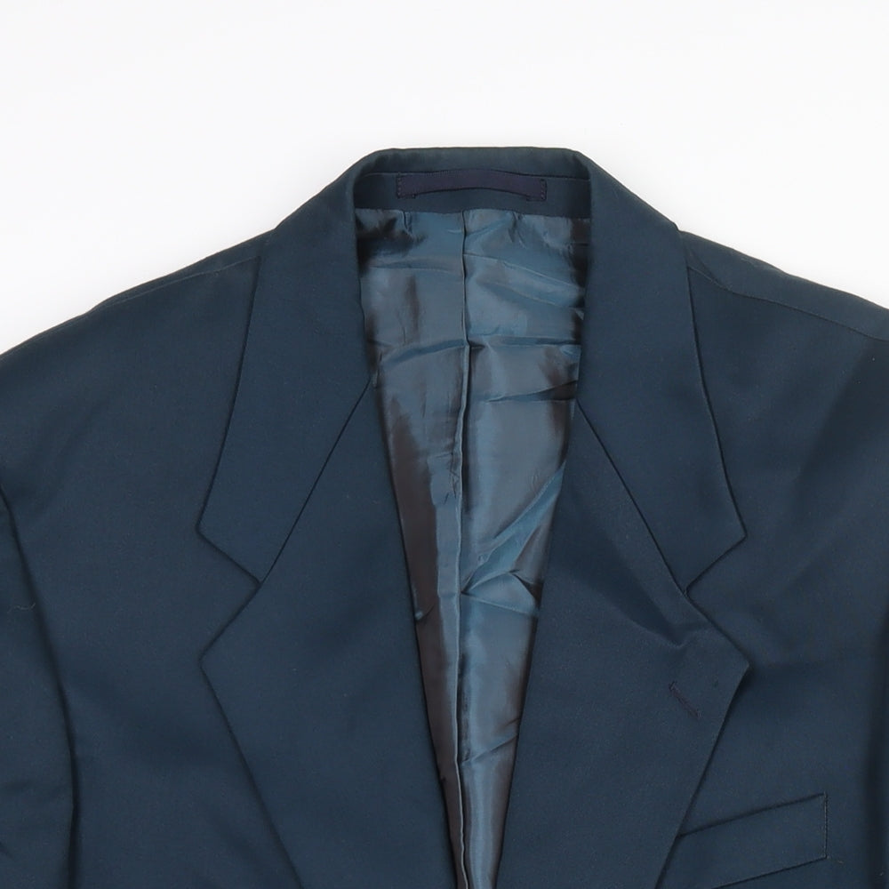 Mens UK Size 40 REMUS Regular Blue Suit Jacket
