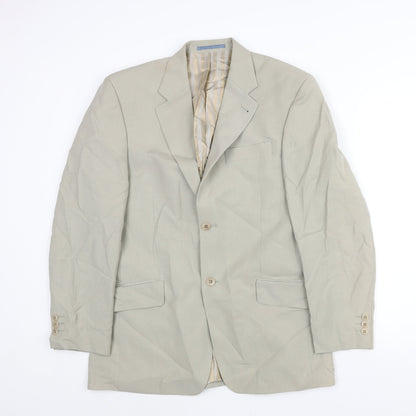 Mens UK Size 38 NEXT Regular Beige Suit Jacket