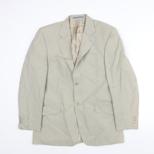 Mens UK Size 38 NEXT Regular Beige Suit Jacket