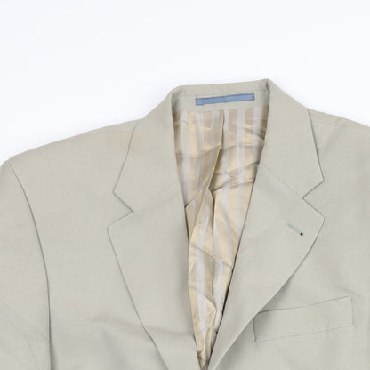 Mens UK Size 38 NEXT Regular Beige Suit Jacket