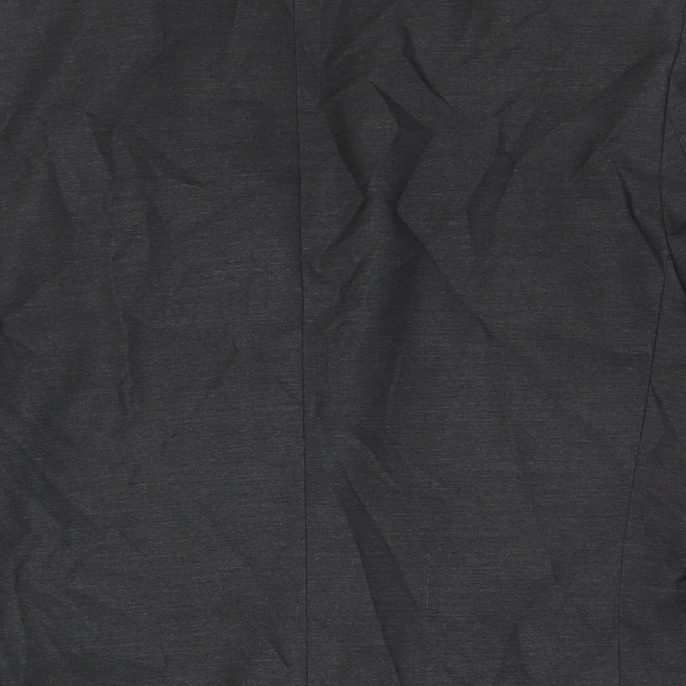 ASOS Mens Grey Polyester Jacket Suit Jacket Size 38 Regular