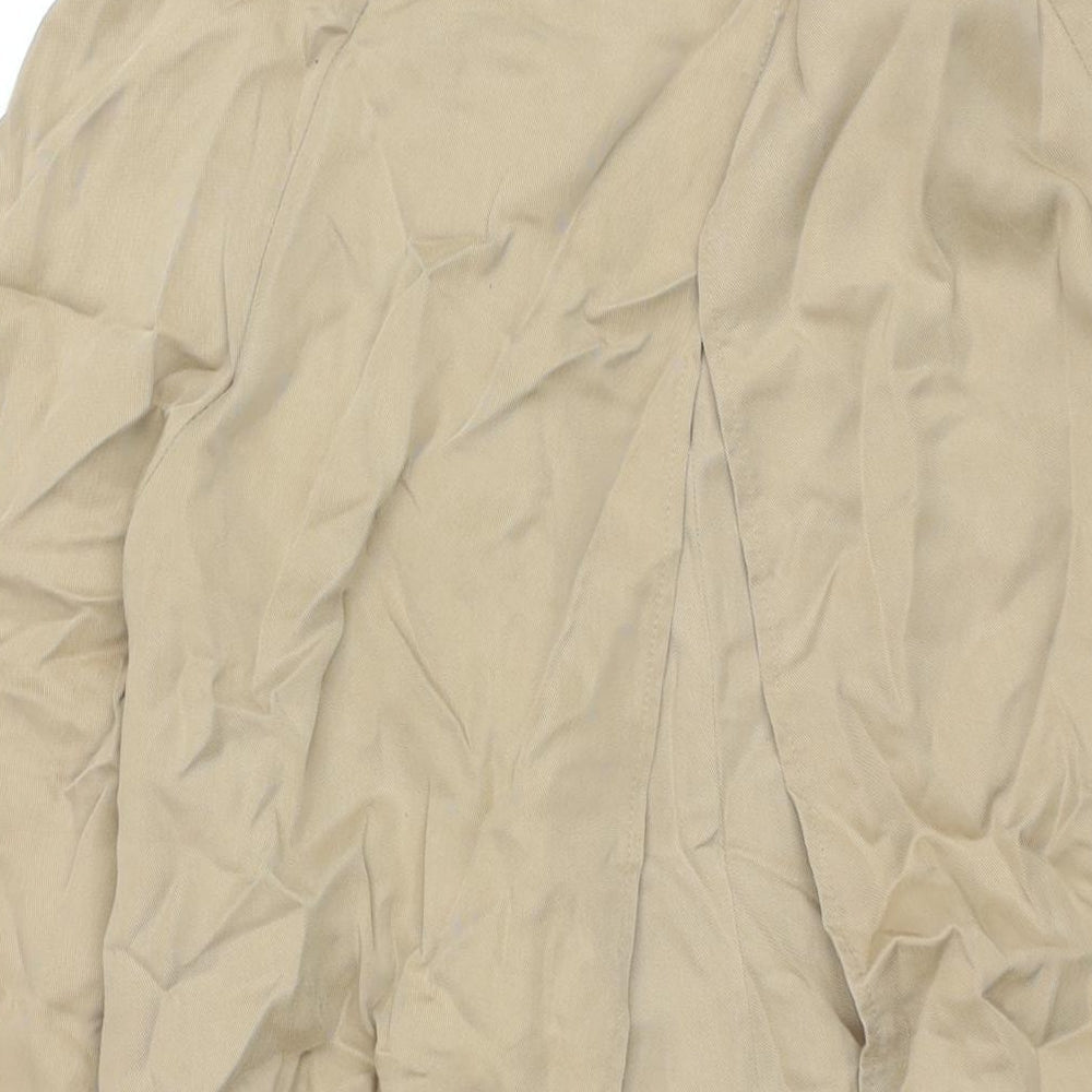 Womens UK Size 12 Topshop Beige Trench Coat