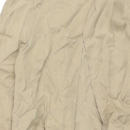 Womens UK Size 12 Topshop Beige Trench Coat