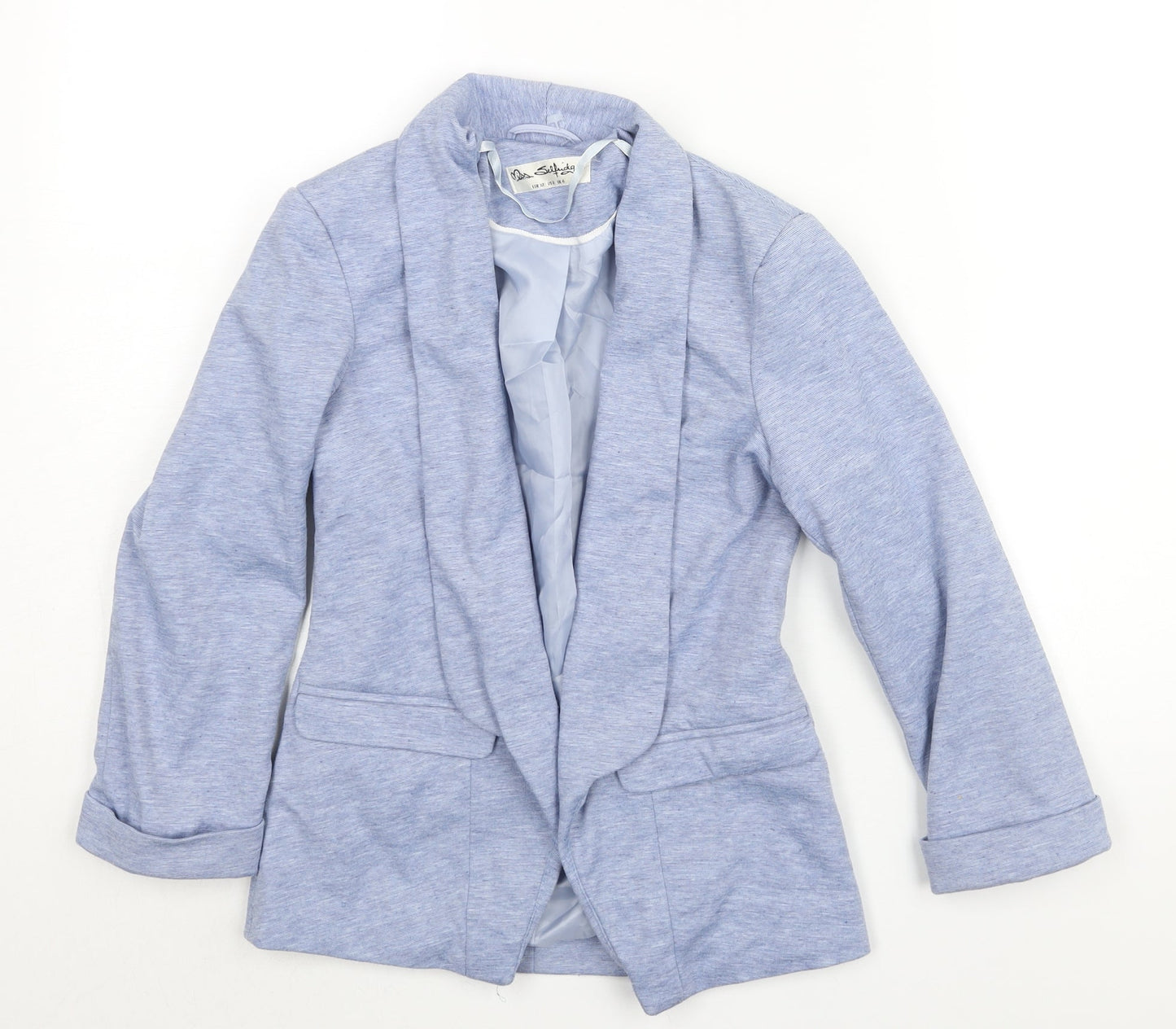 Womens UK Size 4 Miss Selfridge Blue Jacket
