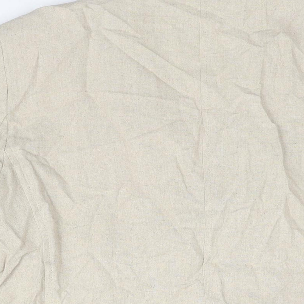 Damart Womens Beige Jacket Size 18 Button