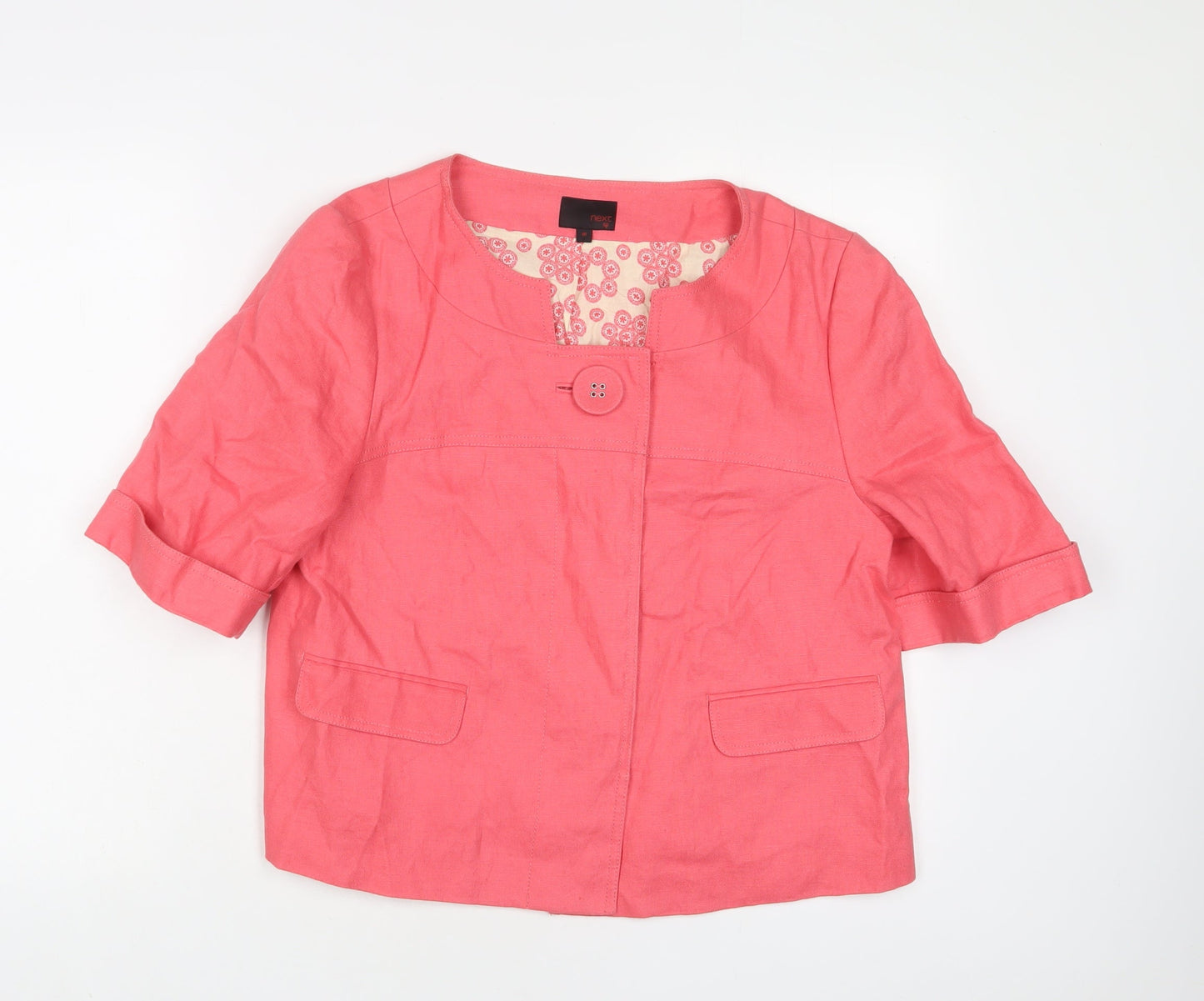 Womens UK Size 16 NEXT Pink Jacket