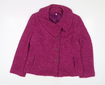 Womens UK Size 14 EWM Purple Jacket