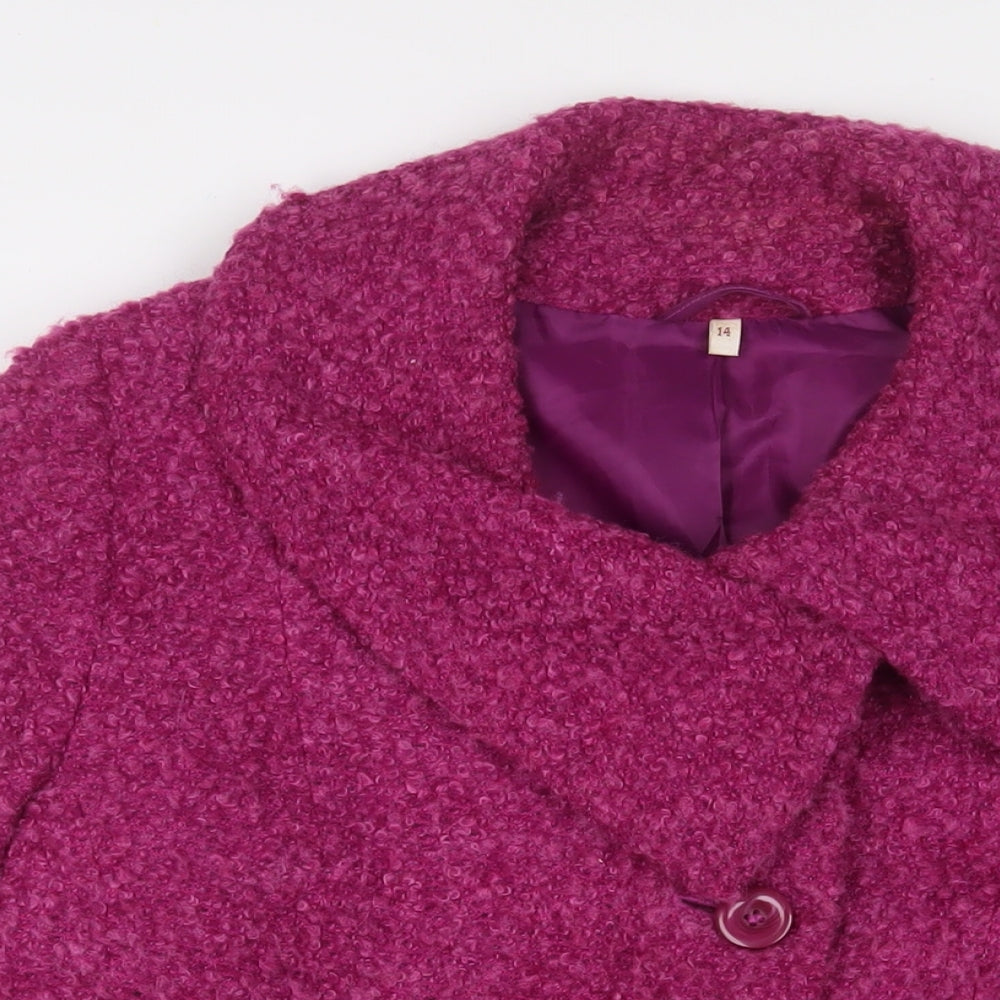 Womens UK Size 14 EWM Purple Jacket