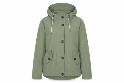 Marks & Spencer Womens Green Jacket Size 6 Zip
