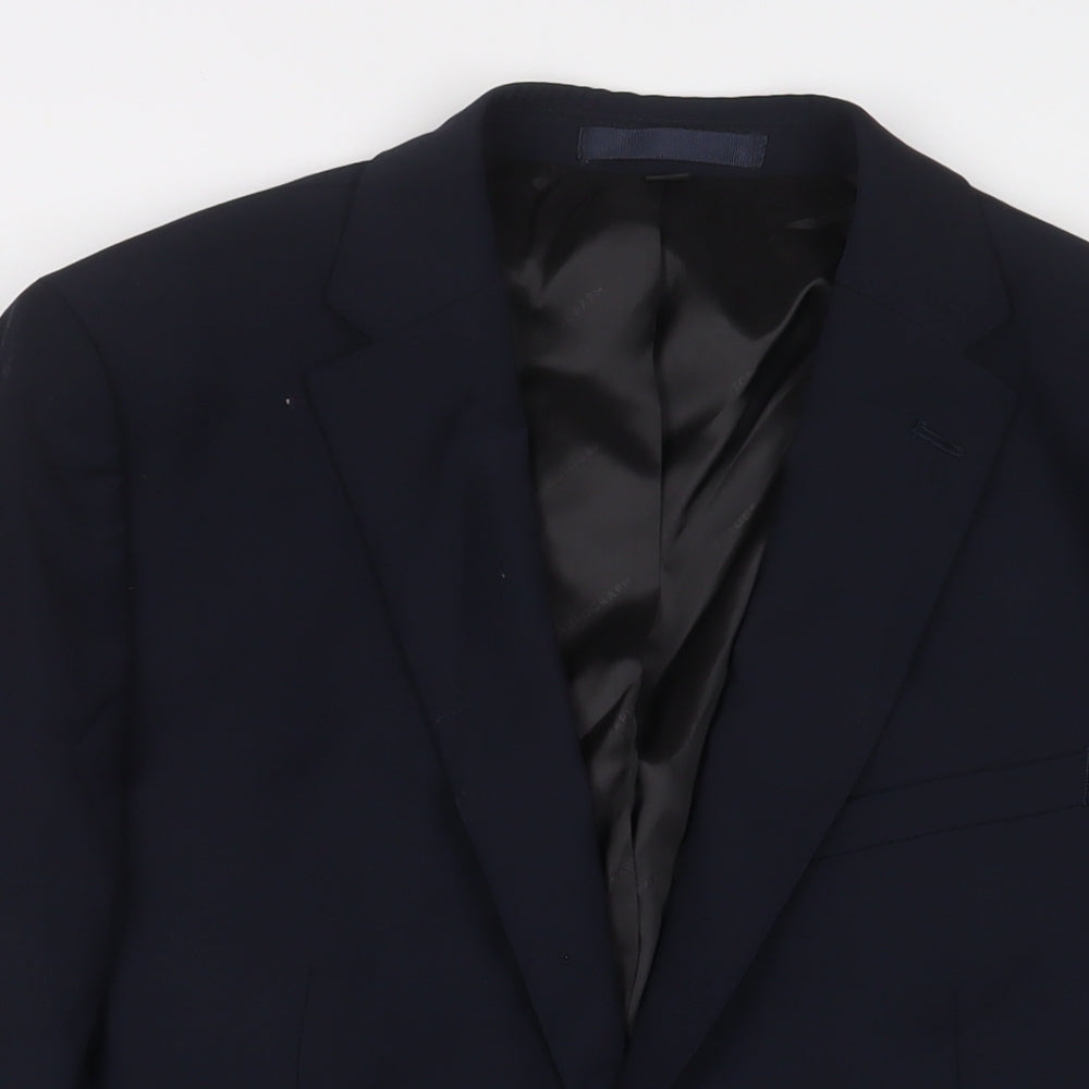 Autograph Mens Blue Wool Jacket Suit Jacket Size 40 Regular - Inside pockets