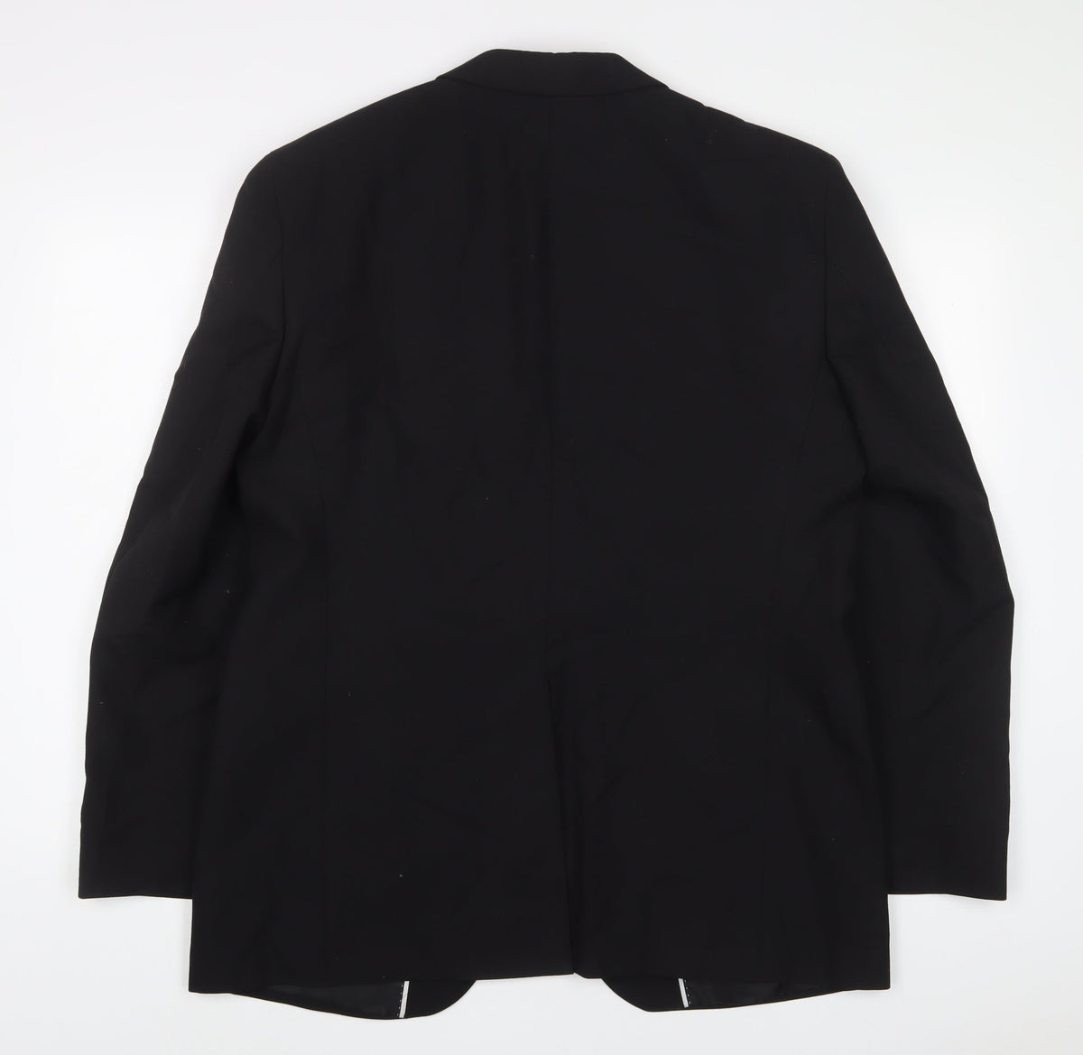 issimo Mens Black Wool Jacket Suit Jacket Size 42 Regular