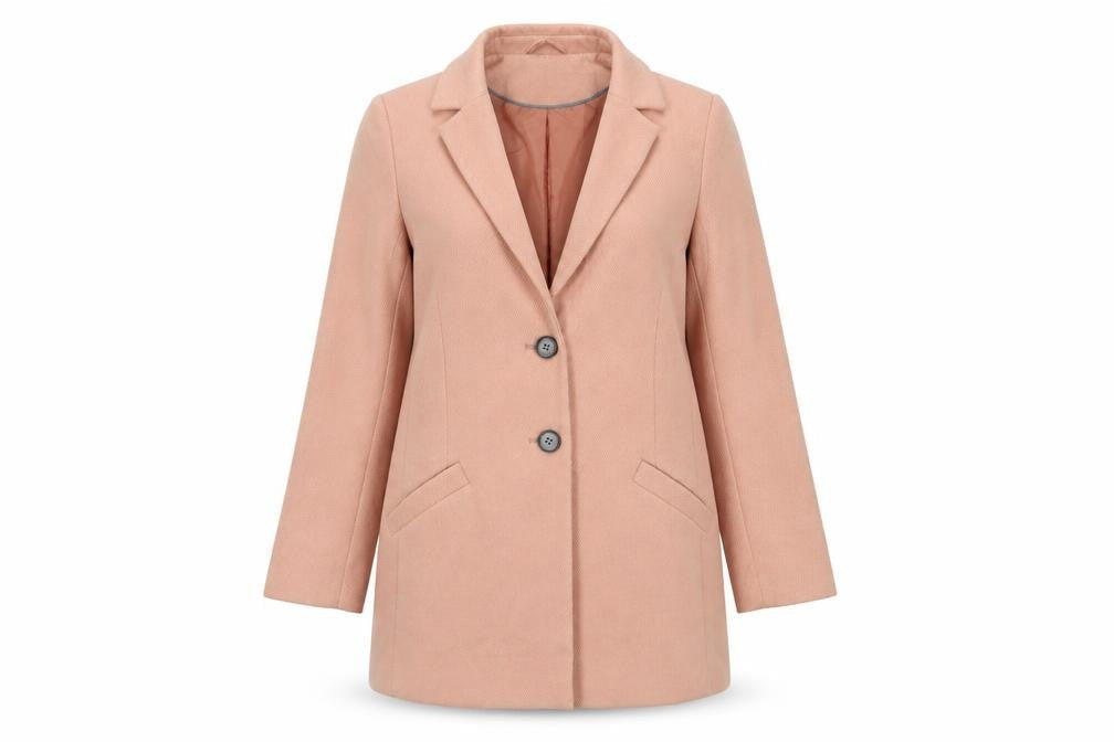 Womens UK Size 10 ASOS Pink Overcoat