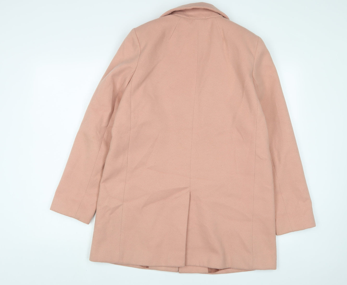 Womens UK Size 10 ASOS Pink Overcoat