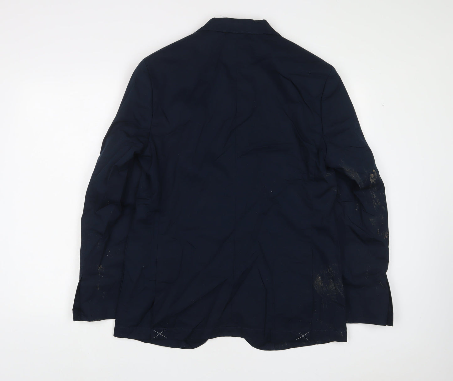 Mens UK Size 40 Marks and Spencer Regular Blue Suit Jacket
