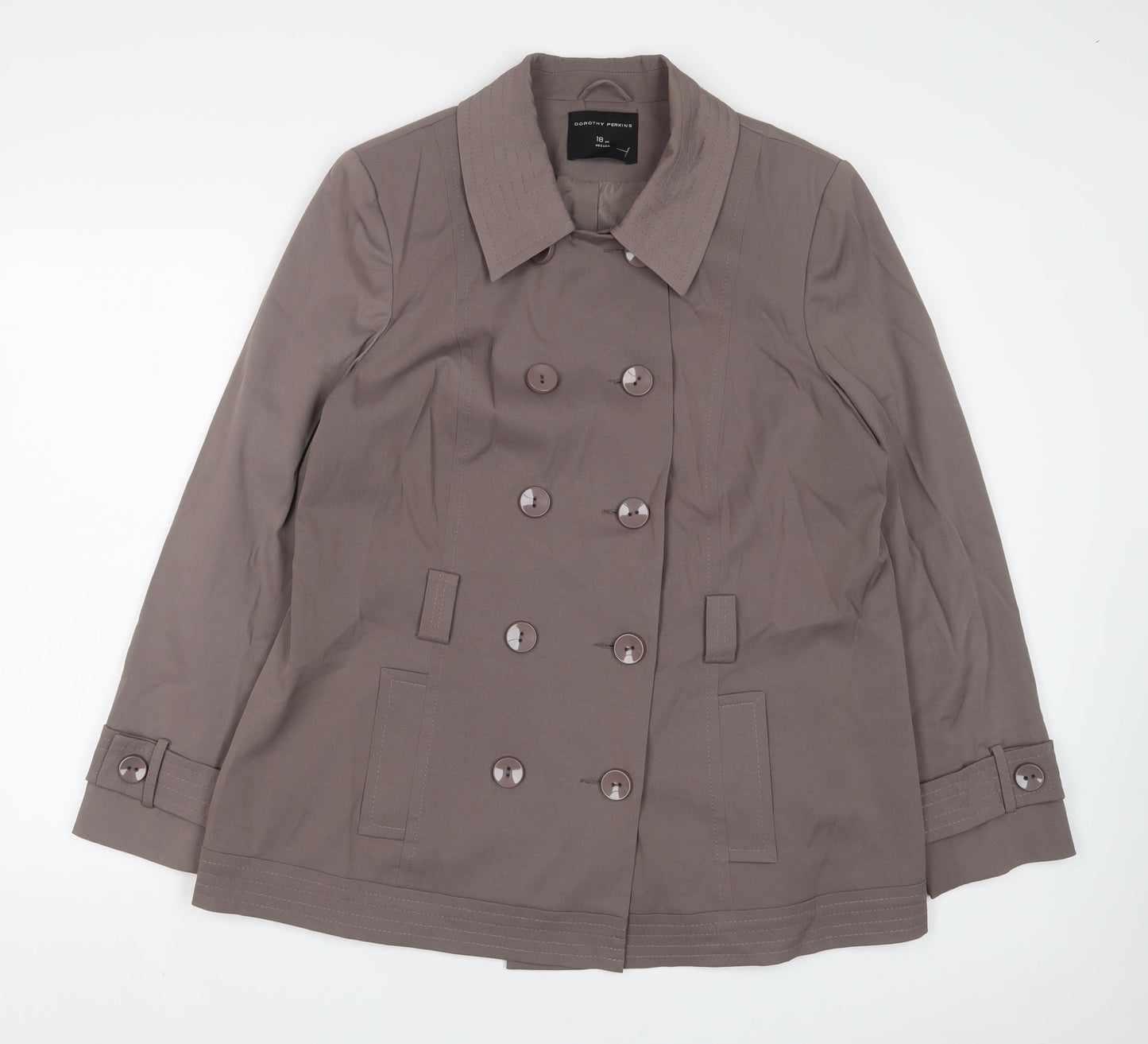 Womens UK Size 18 Dorothy Perkins Brown Jacket