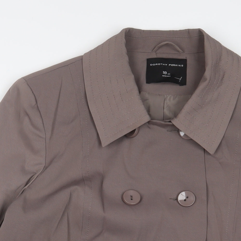 Womens UK Size 18 Dorothy Perkins Brown Jacket