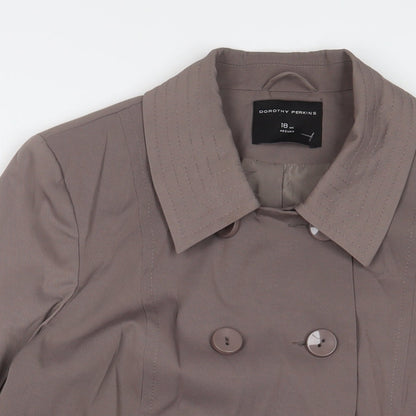 Womens UK Size 18 Dorothy Perkins Brown Jacket