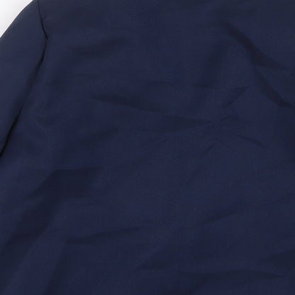 Citilities Womens Blue Jacket Blazer Size 14 Button