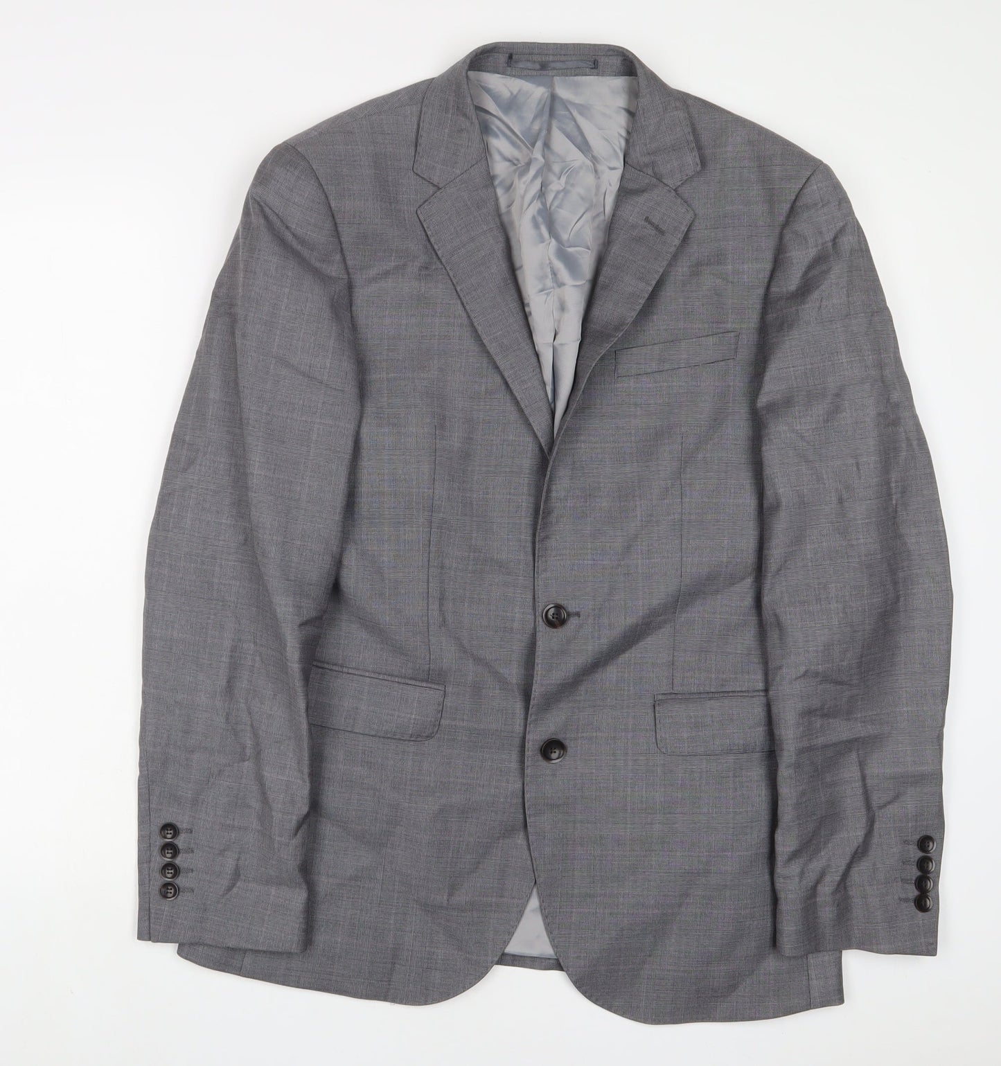 Mens UK Size 38 John Lewis Regular Grey Suit Jacket