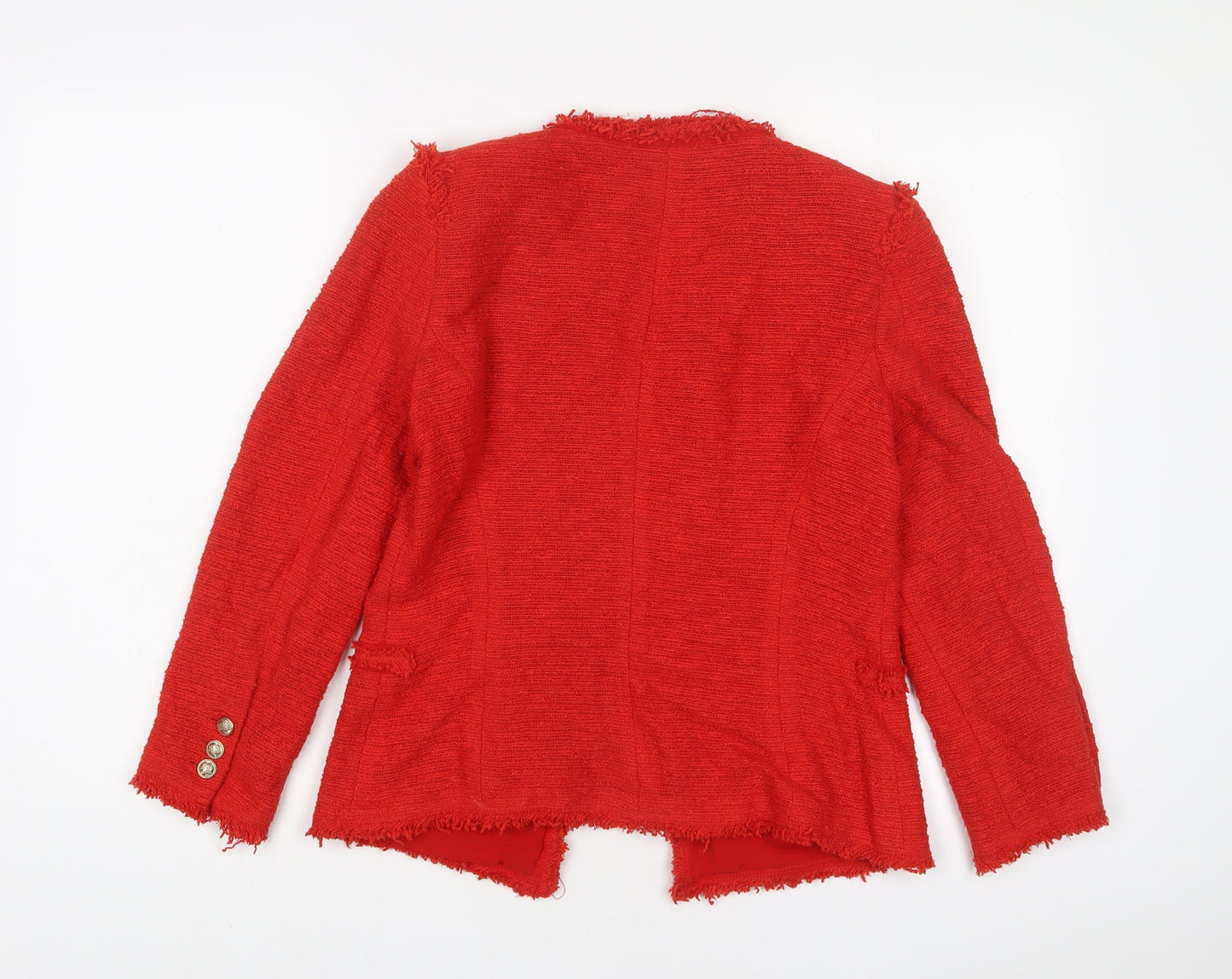 Womens UK Size M Zara Red Jacket
