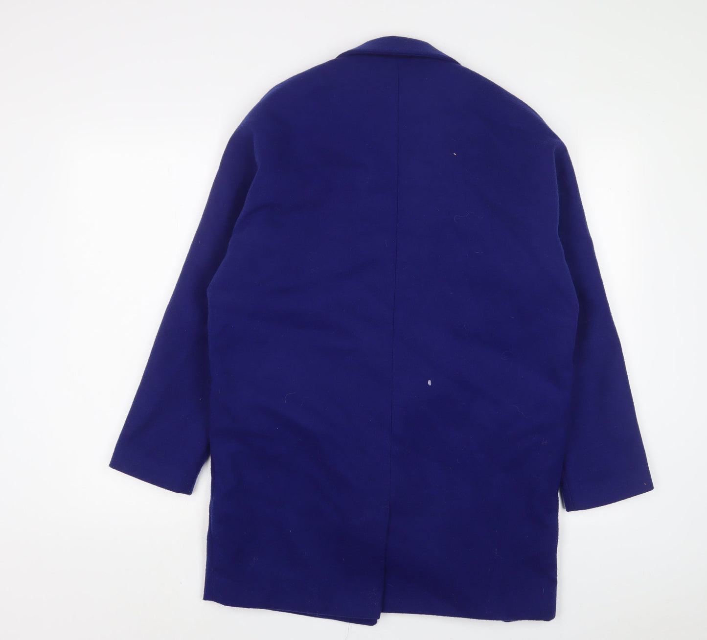 Womens UK Size 10 Topshop Blue Overcoat