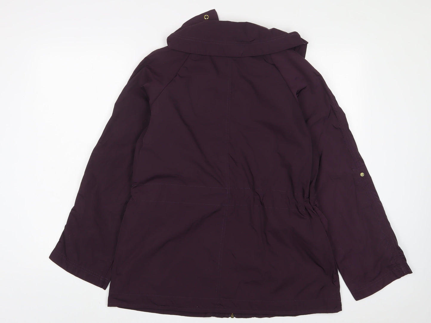 Autograph Womens Purple Jacket Size 12 Zip