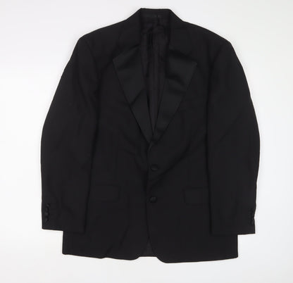 Mens UK Size 42 Mr Harry Regular Black Suit Jacket
