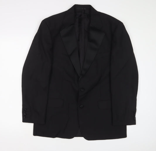 Mens UK Size 42 Mr Harry Regular Black Suit Jacket