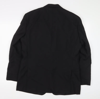 Mens UK Size 42 Mr Harry Regular Black Suit Jacket