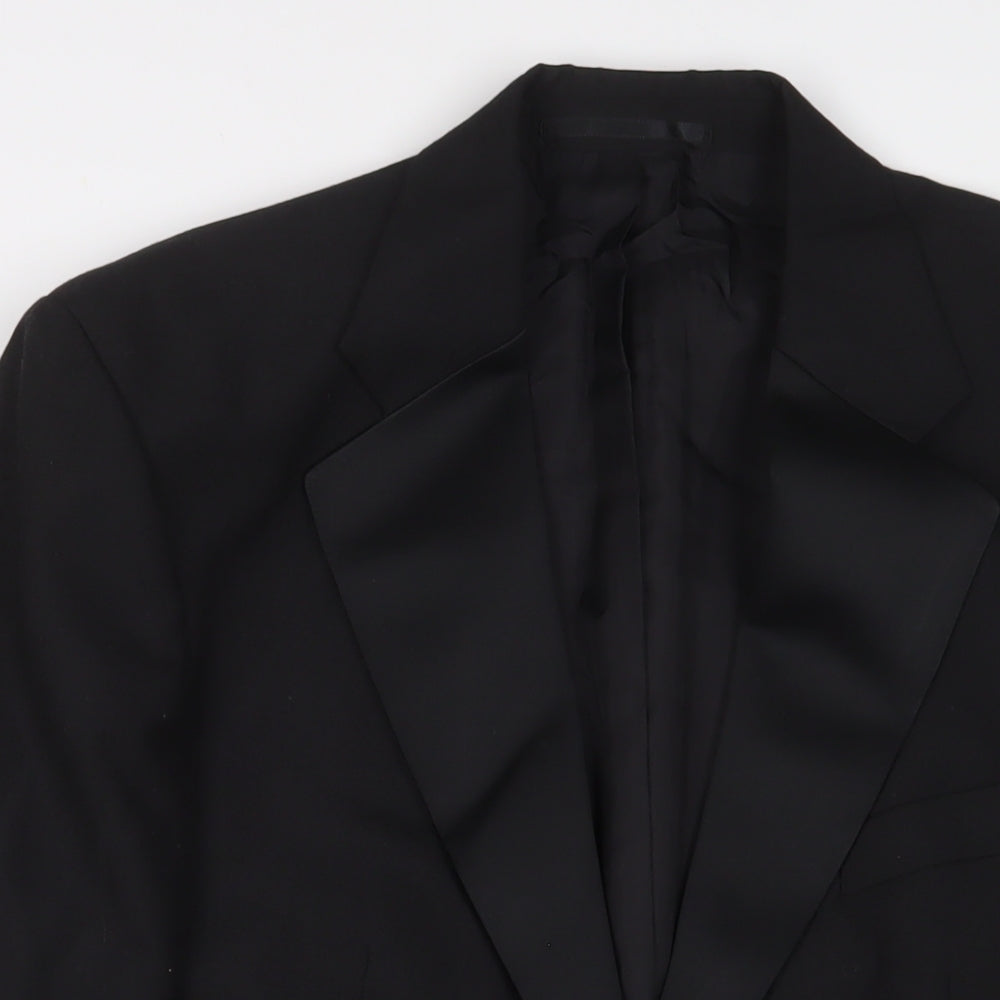 Mens UK Size 42 Mr Harry Regular Black Suit Jacket