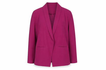 Torrid Womens Purple Jacket Blazer Size M - Open