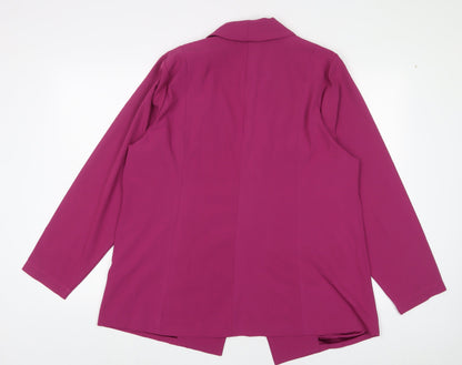 Torrid Womens Purple Jacket Blazer Size M - Open