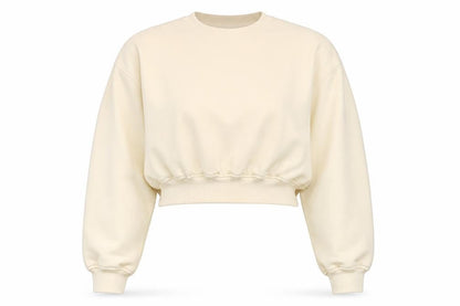 Zara Womens Beige Cotton Pullover Sweatshirt Size M Pullover
