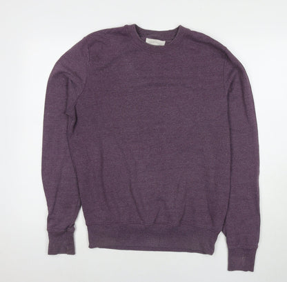 Mens UK Size M River Island Purple Pullover Hoodie