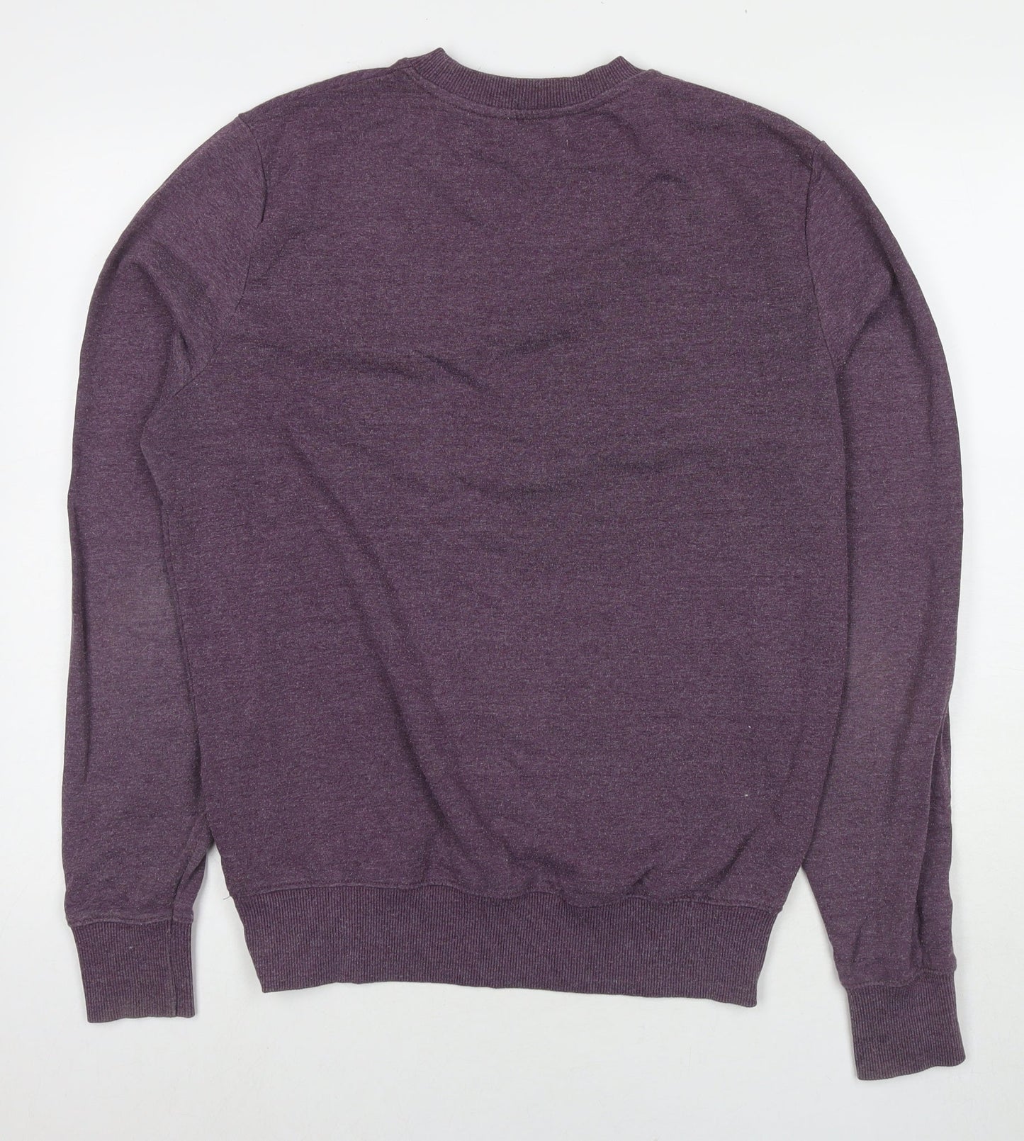 Mens UK Size M River Island Purple Pullover Hoodie