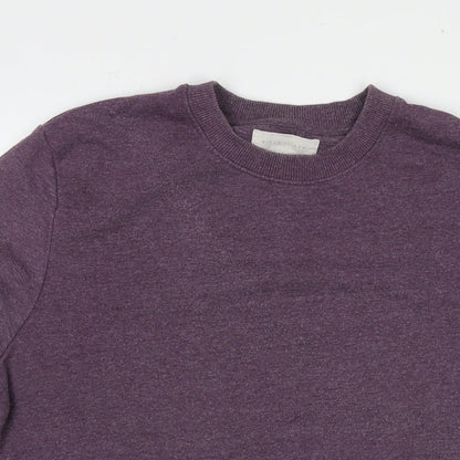 Mens UK Size M River Island Purple Pullover Hoodie