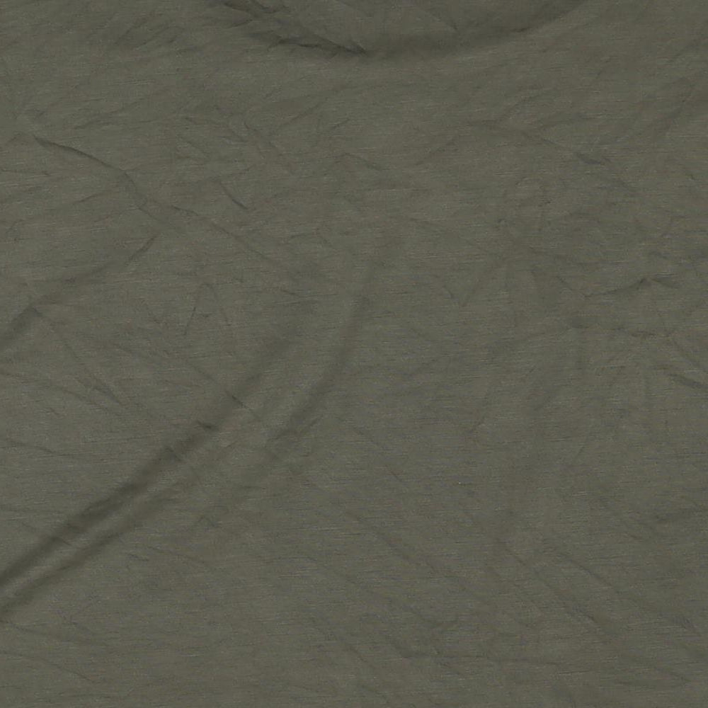 Womens UK Size 14 M&Co Green Basic T-Shirt