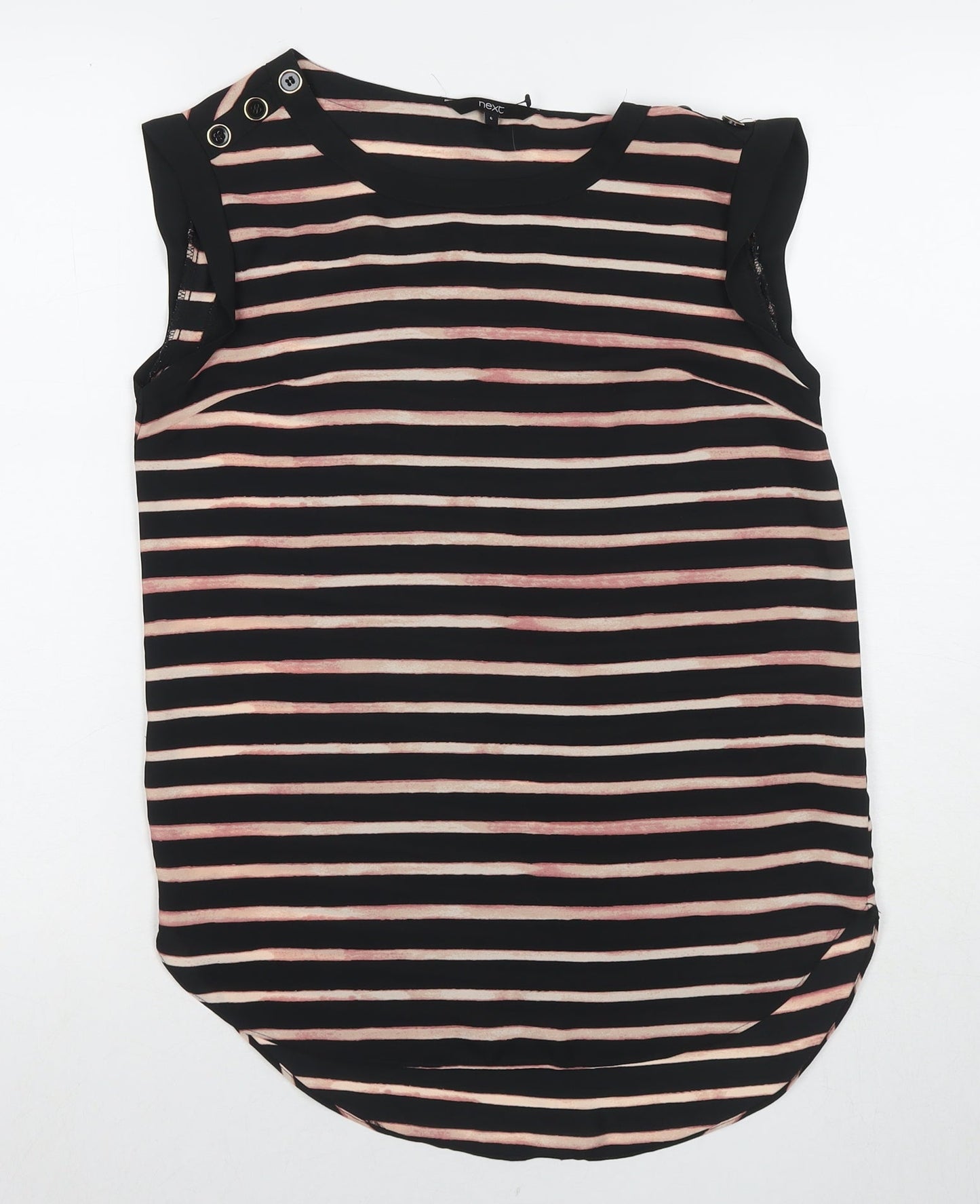 Womens UK Size 6 NEXT Black Basic Tank