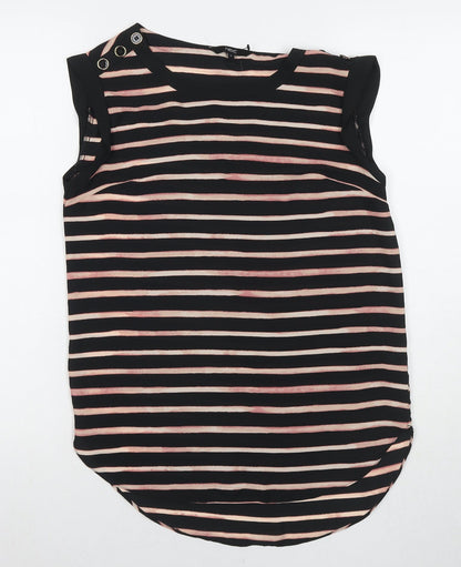 Womens UK Size 6 NEXT Black Basic Tank