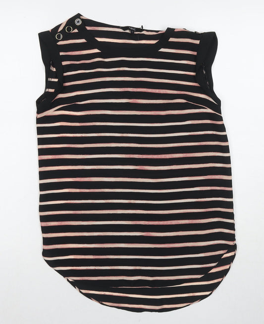 Womens UK Size 6 NEXT Black Basic Tank