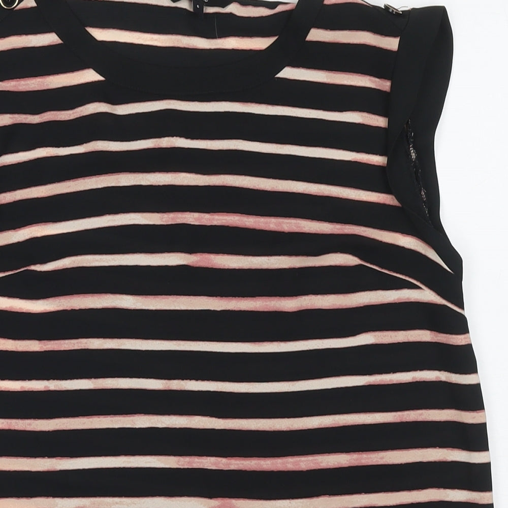 Womens UK Size 6 NEXT Black Basic Tank