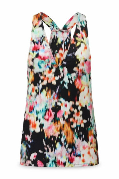 Womens UK Size XS Bershka Multicoloured Basic Tank