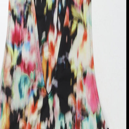 Womens UK Size XS Bershka Multicoloured Basic Tank